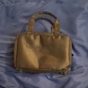 Newport News Black Make Up Bag